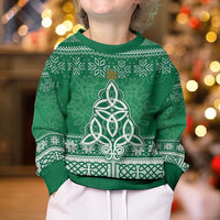 Christmas Ireland Celtic Kid Ugly Christmas Sweater Special Xmas Tree - Wonder Print Shop