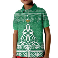 Christmas Ireland Celtic Kid Polo Shirt Special Xmas Tree - Wonder Print Shop