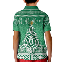 Christmas Ireland Celtic Kid Polo Shirt Special Xmas Tree - Wonder Print Shop