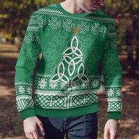 Christmas Ireland Celtic Ugly Christmas Sweater Special Xmas Tree - Wonder Print Shop