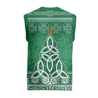Christmas Ireland Celtic Christmas Knitted V-Neck Vest Special Xmas Tree - Wonder Print Shop
