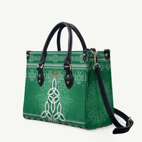 Christmas Ireland Celtic Leather Bag Special Xmas Tree - Wonder Print Shop