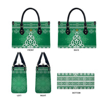 Christmas Ireland Celtic Leather Bag Special Xmas Tree - Wonder Print Shop