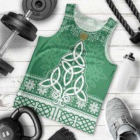 Christmas Ireland Celtic Men Tank Top Special Xmas Tree - Wonder Print Shop