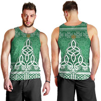 Christmas Ireland Celtic Men Tank Top Special Xmas Tree - Wonder Print Shop