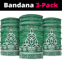 Christmas Ireland Celtic Neck Gaiter Special Xmas Tree - Wonder Print Shop