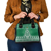 Christmas Ireland Celtic Shoulder Handbag Special Xmas Tree - Wonder Print Shop
