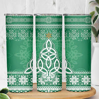 Christmas Ireland Celtic Skinny Tumbler Special Xmas Tree - Wonder Print Shop