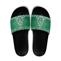 Christmas Ireland Celtic Slide Sandals Special Xmas Tree - Wonder Print Shop
