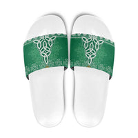 Christmas Ireland Celtic Slide Sandals Special Xmas Tree - Wonder Print Shop