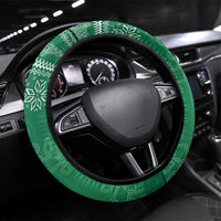 Christmas Ireland Celtic Steering Wheel Cover Special Xmas Tree - Wonder Print Shop