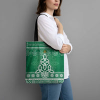 Christmas Ireland Celtic Tote Bag Special Xmas Tree - Wonder Print Shop