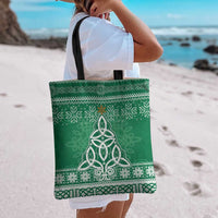 Christmas Ireland Celtic Tote Bag Special Xmas Tree - Wonder Print Shop