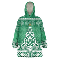 Christmas Ireland Celtic Wearable Blanket Hoodie Special Xmas Tree - Wonder Print Shop