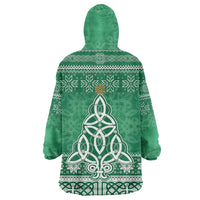 Christmas Ireland Celtic Wearable Blanket Hoodie Special Xmas Tree - Wonder Print Shop