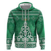 Christmas Ireland Celtic Zip Hoodie Special Xmas Tree - Wonder Print Shop