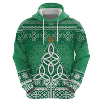 Christmas Ireland Celtic Zip Hoodie Special Xmas Tree - Wonder Print Shop