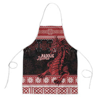 Christmas Wales Celtic Apron Welsh Dragon Nadolig Llawen - Wonder Print Shop