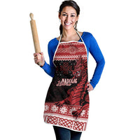 Christmas Wales Celtic Apron Welsh Dragon Nadolig Llawen - Wonder Print Shop