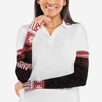 Christmas Wales Celtic Arm Sleeves Welsh Dragon Nadolig Llawen - Wonder Print Shop