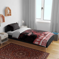 Christmas Wales Celtic Bedding Set Welsh Dragon Nadolig Llawen - Wonder Print Shop