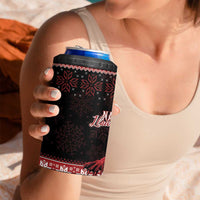 Christmas Wales Celtic 4 in 1 Can Cooler Tumbler Welsh Dragon Nadolig Llawen - Wonder Print Shop