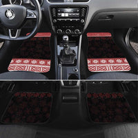 Christmas Wales Celtic Car Mats Welsh Dragon Nadolig Llawen - Wonder Print Shop