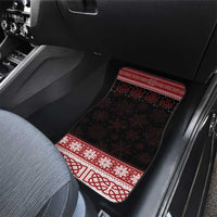 Christmas Wales Celtic Car Mats Welsh Dragon Nadolig Llawen - Wonder Print Shop