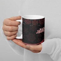 Christmas Wales Celtic Ceramic Mug Welsh Dragon Nadolig Llawen - Wonder Print Shop