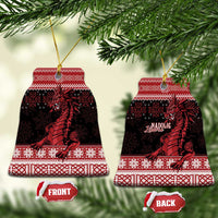 Christmas Wales Celtic Ceramic Ornament Welsh Dragon Nadolig Llawen - Wonder Print Shop