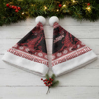 Christmas Wales Celtic Christmas Santa Hat Welsh Dragon Nadolig Llawen - Wonder Print Shop