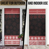 Christmas Wales Celtic Door Cover Welsh Dragon Nadolig Llawen - Wonder Print Shop