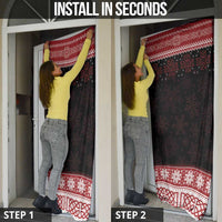 Christmas Wales Celtic Door Cover Welsh Dragon Nadolig Llawen - Wonder Print Shop