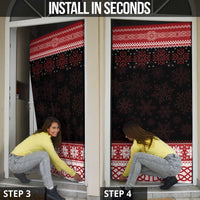 Christmas Wales Celtic Door Cover Welsh Dragon Nadolig Llawen - Wonder Print Shop