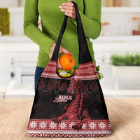 Christmas Wales Celtic Grocery Bag Welsh Dragon Nadolig Llawen - Wonder Print Shop