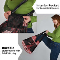 Christmas Wales Celtic Grocery Bag Welsh Dragon Nadolig Llawen - Wonder Print Shop