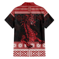 Christmas Wales Celtic Hawaiian Shirt Welsh Dragon Nadolig Llawen - Wonder Print Shop
