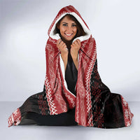 Christmas Wales Celtic Hooded Blanket Welsh Dragon Nadolig Llawen - Wonder Print Shop