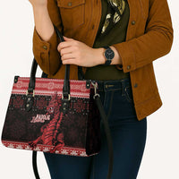 Christmas Wales Celtic Leather Bag Welsh Dragon Nadolig Llawen - Wonder Print Shop