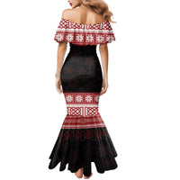 Christmas Wales Celtic Mermaid Dress Welsh Dragon Nadolig Llawen - Wonder Print Shop