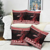 Christmas Wales Celtic Pillow Cover Welsh Dragon Nadolig Llawen - Wonder Print Shop
