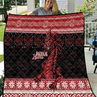 Christmas Wales Celtic Quilt Welsh Dragon Nadolig Llawen - Wonder Print Shop