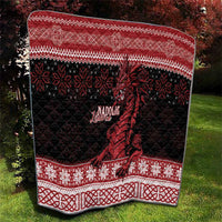 Christmas Wales Celtic Quilt Welsh Dragon Nadolig Llawen - Wonder Print Shop