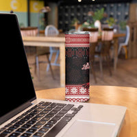 Christmas Wales Celtic Skinny Tumbler Welsh Dragon Nadolig Llawen - Wonder Print Shop