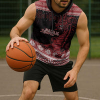 Christmas Wales Celtic Sleeveless Hoodie Welsh Dragon Nadolig Llawen - Wonder Print Shop