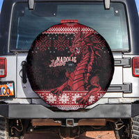 Christmas Wales Celtic Spare Tire Cover Welsh Dragon Nadolig Llawen - Wonder Print Shop
