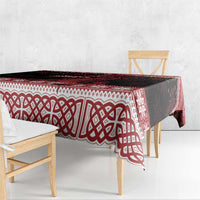 Christmas Wales Celtic Tablecloth Welsh Dragon Nadolig Llawen - Wonder Print Shop