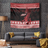 Christmas Wales Celtic Tapestry Welsh Dragon Nadolig Llawen - Wonder Print Shop