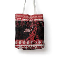 Christmas Wales Celtic Tote Bag Welsh Dragon Nadolig Llawen - Wonder Print Shop