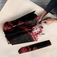 Christmas Wales Celtic Umbrella Welsh Dragon Nadolig Llawen - Wonder Print Shop